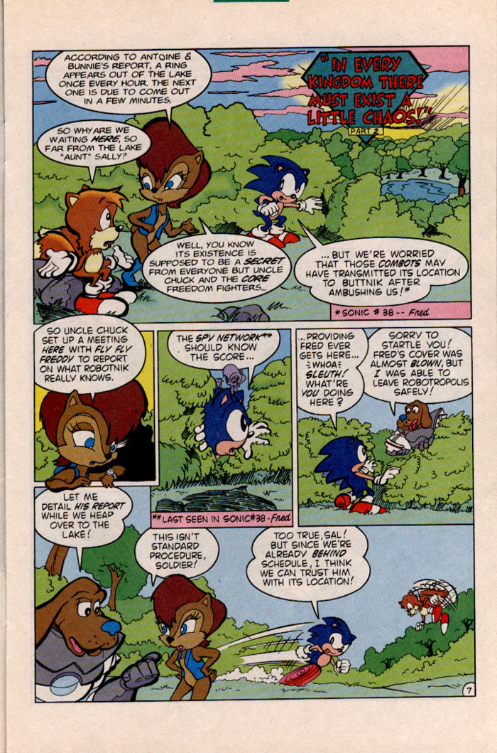 Sonic - Archie Adventure Series January 1997 Page 7